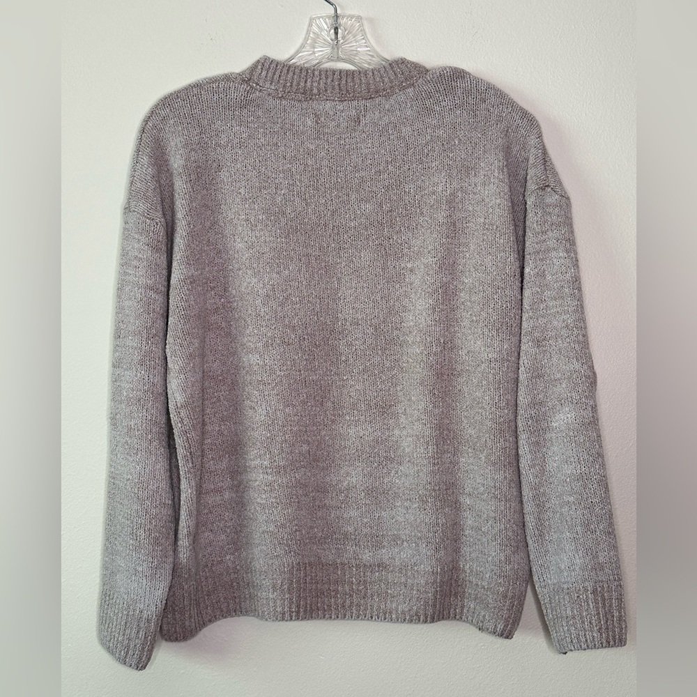 Rae Dunn large chenille raglan sleeve sweater with  MAMA embroidered. P2P 24" - Picture 2 of 5